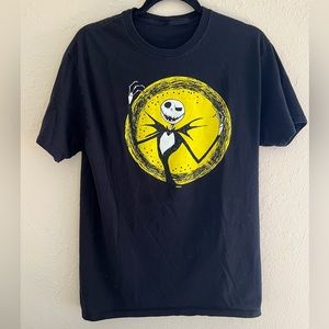 ❣️2/$25❣️ The Nightmare Before Christmas yellow/black JACK SKELLINGTON T | OS